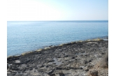 Fragment bardzo płaskiego wybrzeża niedaleko Kakkos Bay 