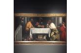 Alessandro Bonvicino zw. Moretto (ok. 1498 - 1554) , czynny w Brescii . WIECZERZA W EMAUS  . ok. 1527 r. / olej , płótno . Pinacoteca Tosio Martinengo , Brescia . Włochy . 