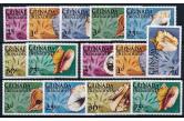 Grenadines - 1976 : Shells - 2x Good Set of Very Fine MNH Stamps  (ebay) s. 4 $ / collag