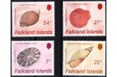 Falkland Islands - Shells , Stamp set MNH  (ebay) s. 6 $ / collag