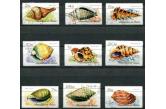 GUINEA - 1977 SEA SHELLS COMPLETE SET OF 9 STAMPS  (ebay) s. 3 $ / collag / stęplowane !!!