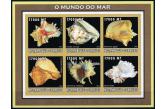 Mozambique - 2002 Shells - Marina life Good sheet  (ebay) s. 2 $ / collag