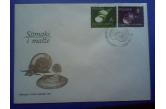 Poland - 1990 , Koperta FDC - 878 ; znaczki 3124a-3125b ; wydane w 1990  r;    Slimaki i malze   (allegro) s. 10 PLN / collag