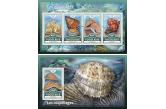 TOGO -  Shells Marine Fauna Nature Togo MNH stamp set  (ebay) s. 15 $ / collag