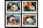 Yugoslavia - 1988, Mi.#2275-2278**, Sc.#1894-1897**, sea shells, marine life, MNH!  (ebay) s. 2 $ / collag