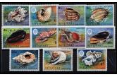 AITUTAKI - 1974-75 , PACIFIC SHELLS - 11 STAMPS - INCOMP 10C MISSING - MINT - J21   (ebay) s. 15 $ / collag