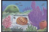 ANTIGUA & BARBUDA - 1986 , SHELLS M/S.SG1027.Mint.  (ebay) s. 5 AUD / collag