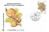 Algeria - FDC wildlife fauna snails shells molluscs snails Eobania vermiculata  (ebay) s. 5 $ / collag
