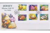 JERSEY - 2006 Marine Life Series VI/Sea Shells £2 Sheet SG MS1270 FDC SEALIFE   (ebay) s. 4 GBP / collag