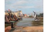 Henryk Hayden, 1883 Warszawa - 1970 Paryż, Port de Honfleur - olej, płótno, 38 × 46 cm sygn. l. d.: Hayden   (SDA - 5/2020) w./s.  28.000 PLN